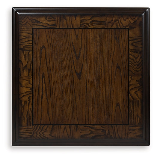 Maylee End Table - Dark Brown