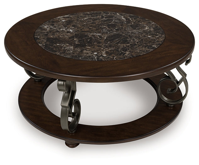 Frallyn Coffee Table - Dark Brown