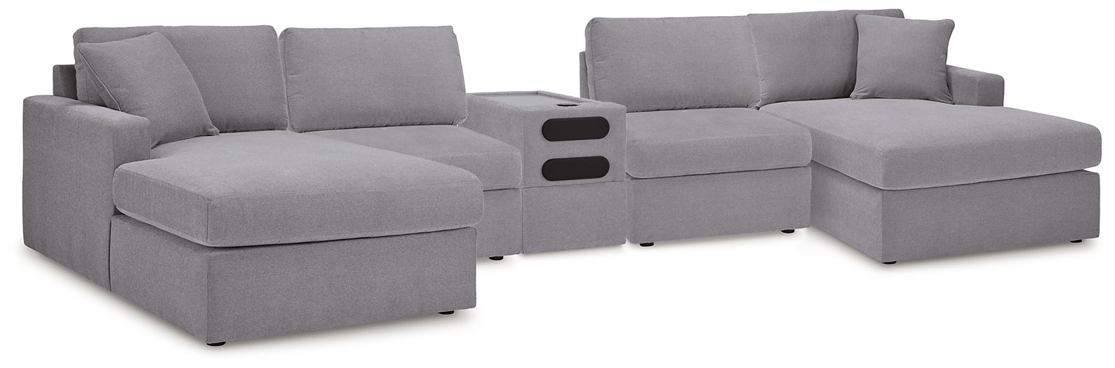 Modmax 5 Piece Sectional with Audio Console