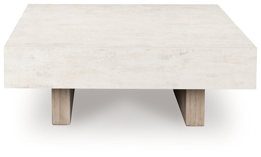 Jorlaina Coffee Table - Light Grayish Brown