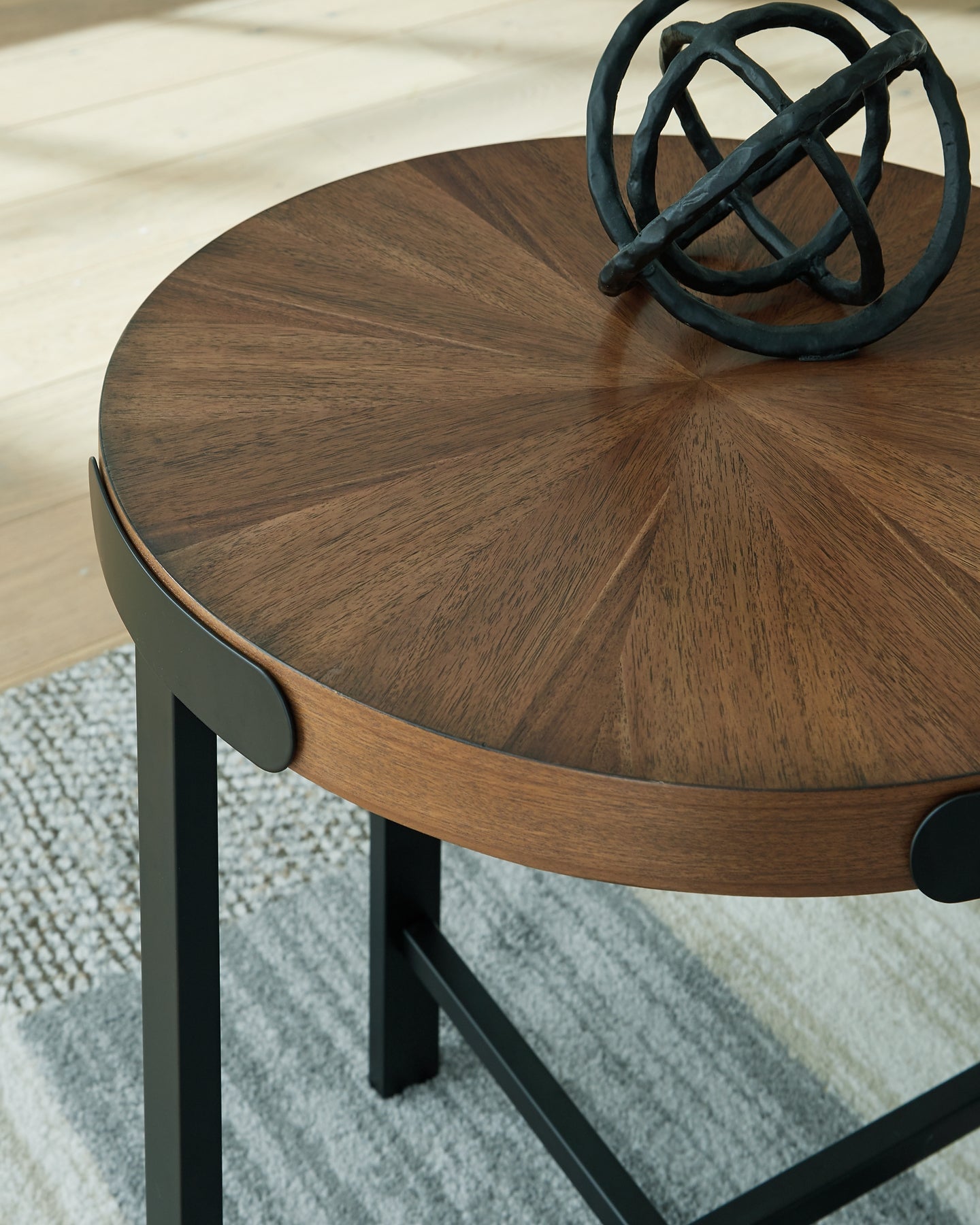 Crosstrail 3-Piece Table Set - Brown