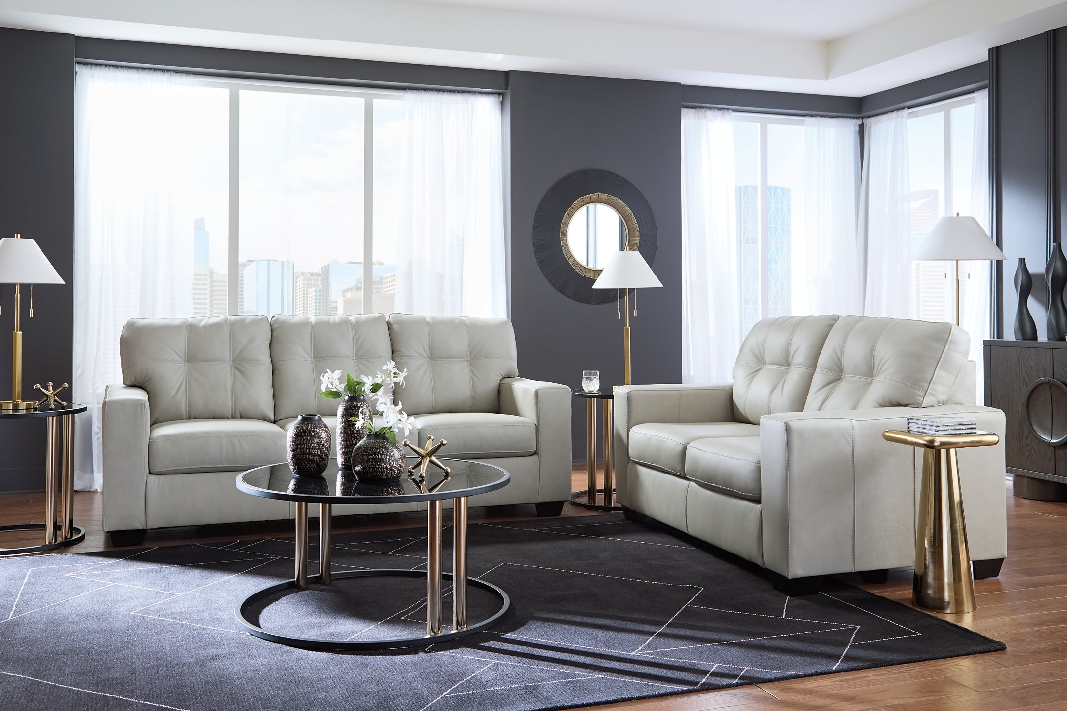 Santorine Sofa and Loveseat