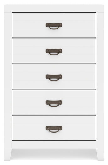 Binterglen Full Panel Bed with Mirrored Dresser, Chest and Nightstand