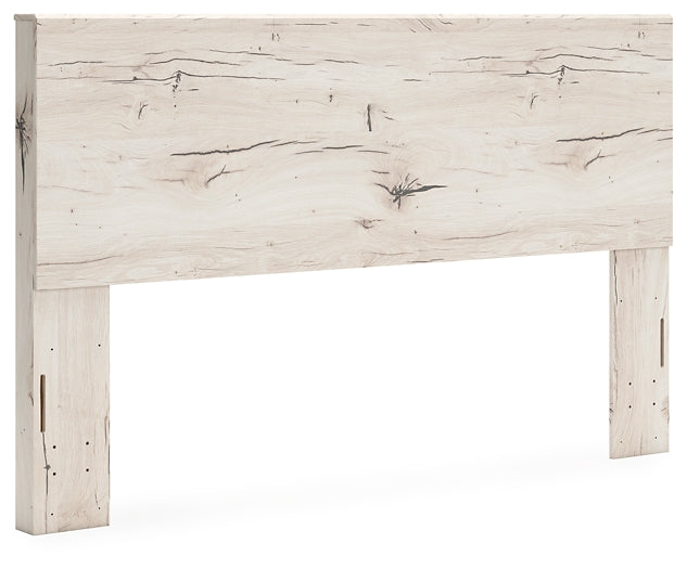 Lawroy King Panel Headboard with Mirrored Dresser and Nightstand