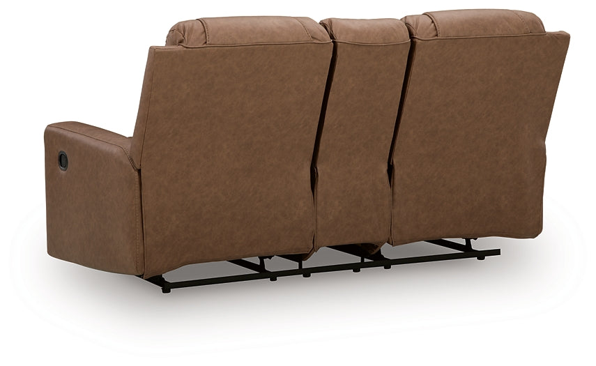 Mackmenville DBL Rec Loveseat w/Console