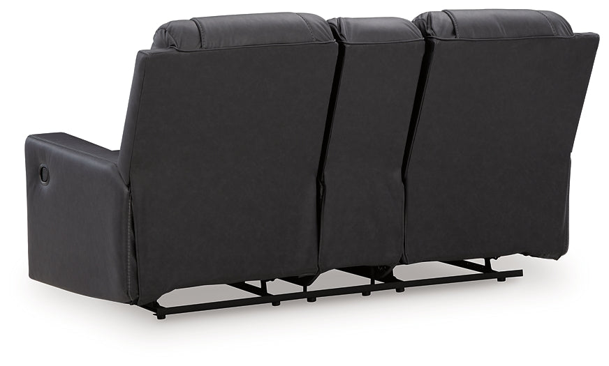 Mackmenville DBL Rec Loveseat w/Console