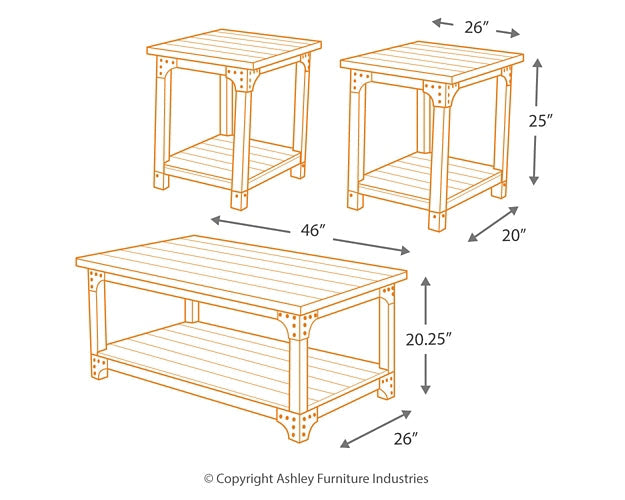 Murphy Occasional Table (Set of 3)