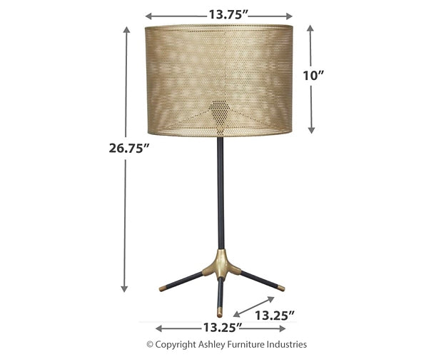 Mance Metal Table Lamp (1/CN)