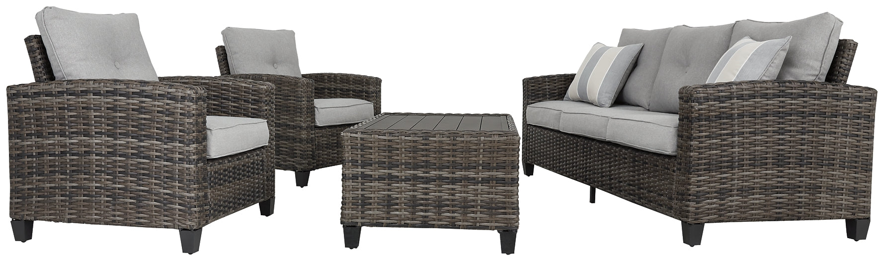 Cloverbrooke Sofa/Chairs/Table Set (4/CN)