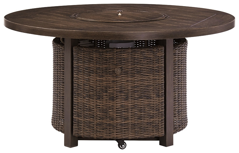 Paradise Trail Round Fire Pit Table