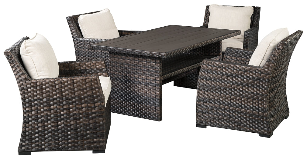 Easy Isle Outdoor Dining Table and 4 Chairs