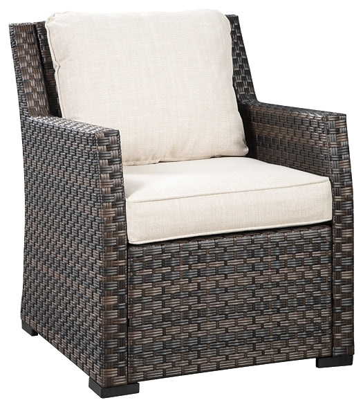 Easy Isle 3-Piece Outdoor Sectional with Chair and Coffee Table