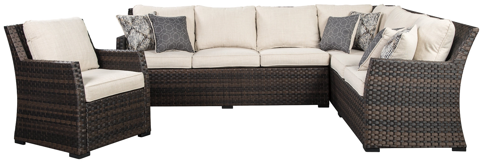 Easy Isle 3-Piece Outdoor Sectional with Chair