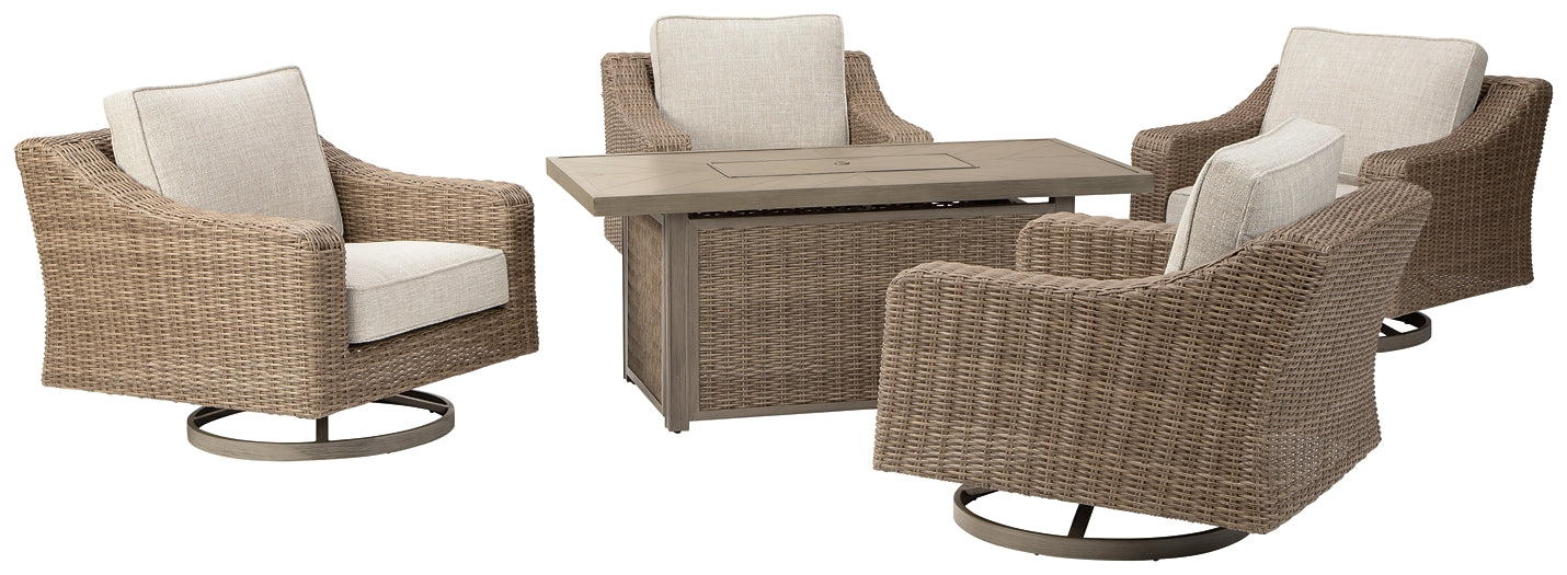 Beachcroft Outdoor Dining Table and 4 Chairs